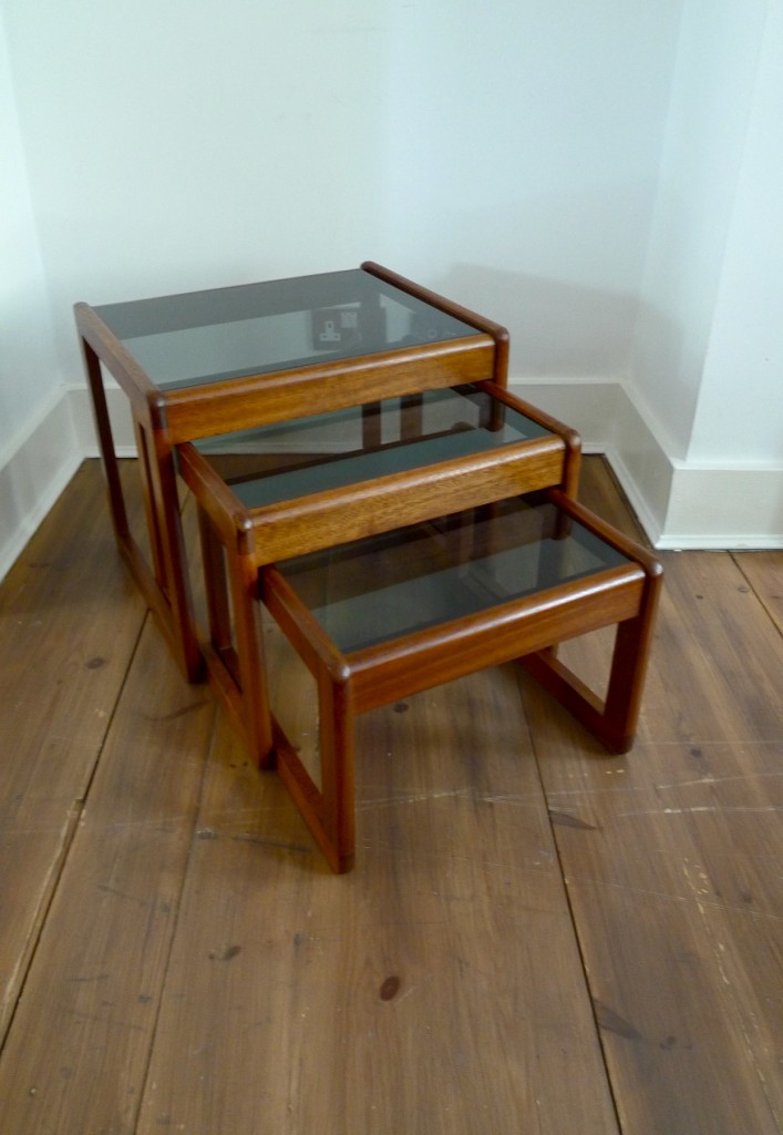 Retrp Vintage 1960's Teak Nested Tables