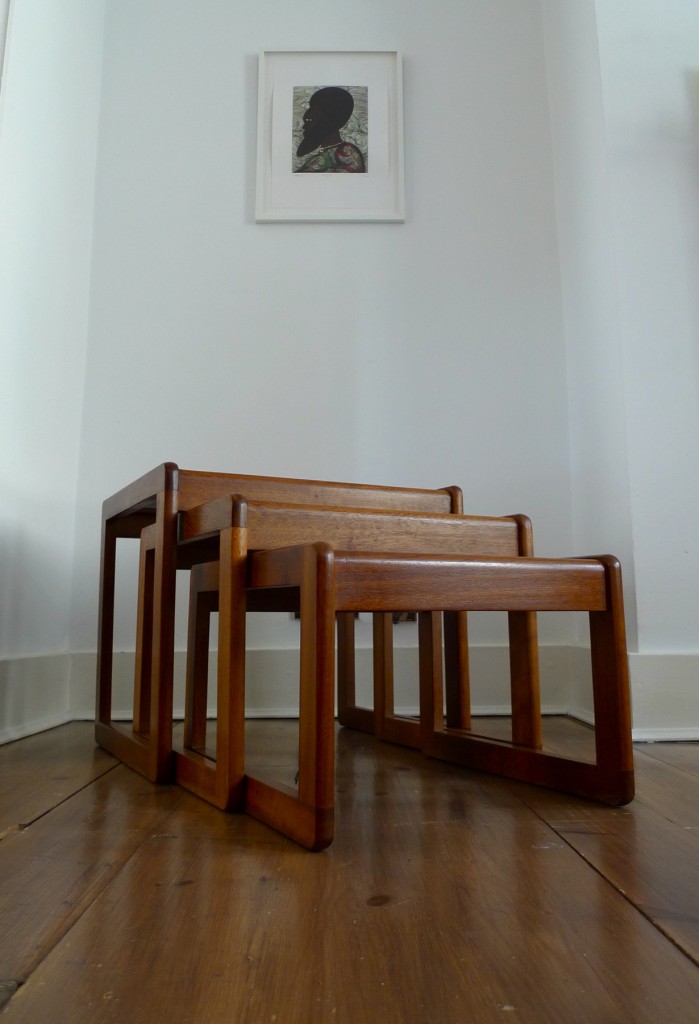Retrp Vintage 1960's Teak Nested Tables