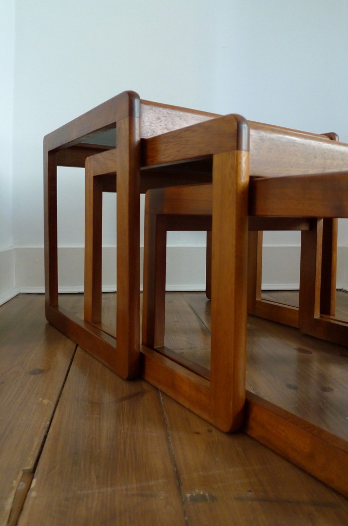 Retrp Vintage 1960's Teak Nested Tables