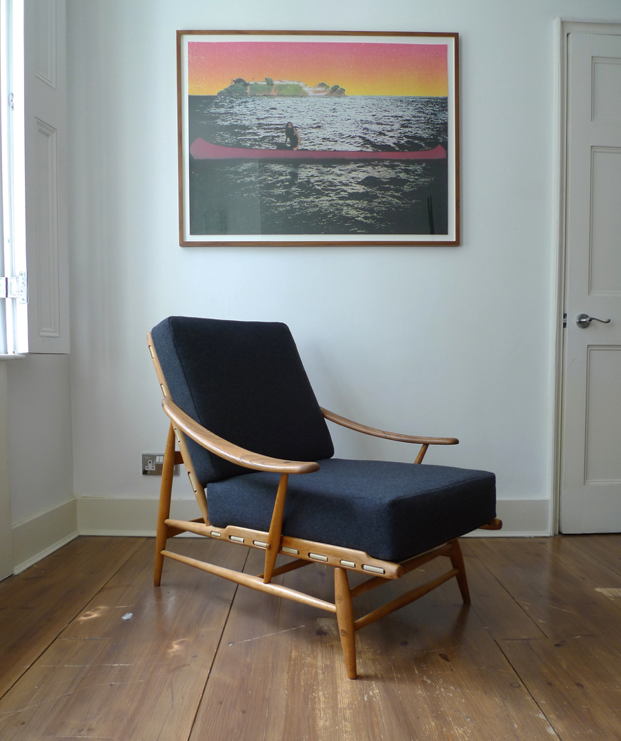 ERCOL MODEL 442 BERGERE ARMCHAIR