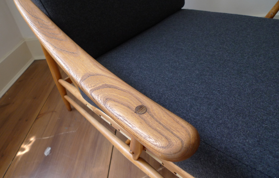 ERCOL MODEL 442 BERGERE ARMCHAIR