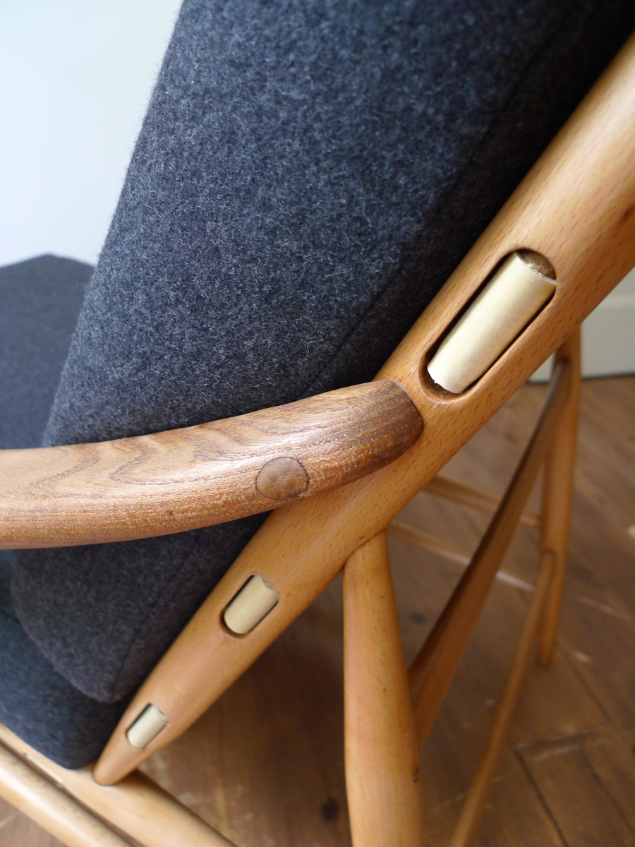 ERCOL MODEL 442 BERGERE ARMCHAIR