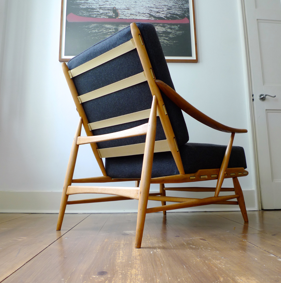 ERCOL MODEL 442 BERGERE ARMCHAIR