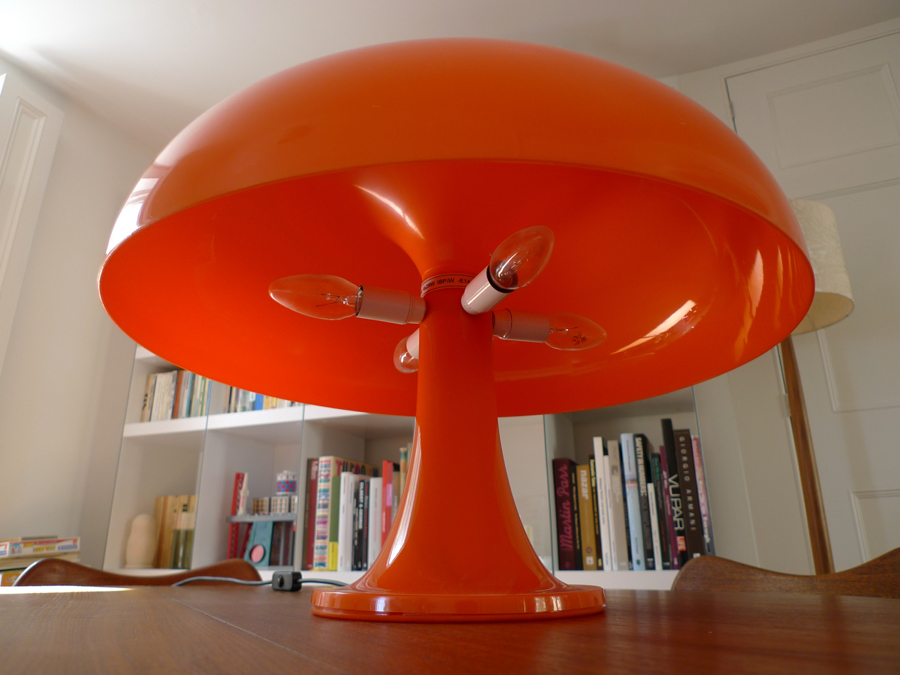 Artemide Nesso Table Lamp in Orange