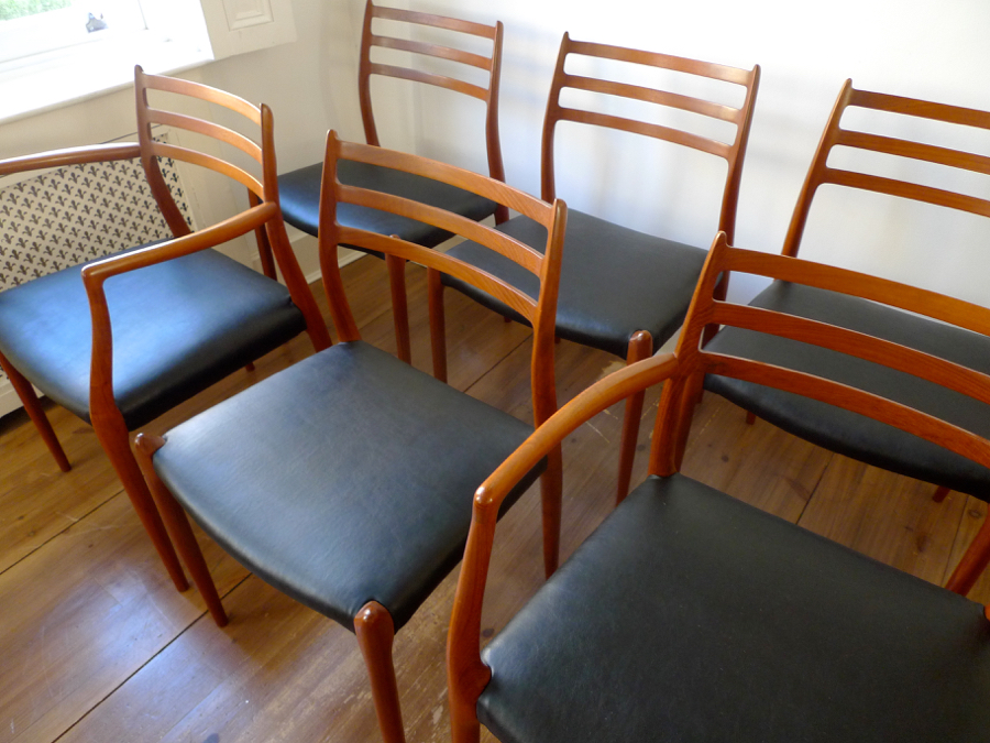 J L Moller Dining Chairs