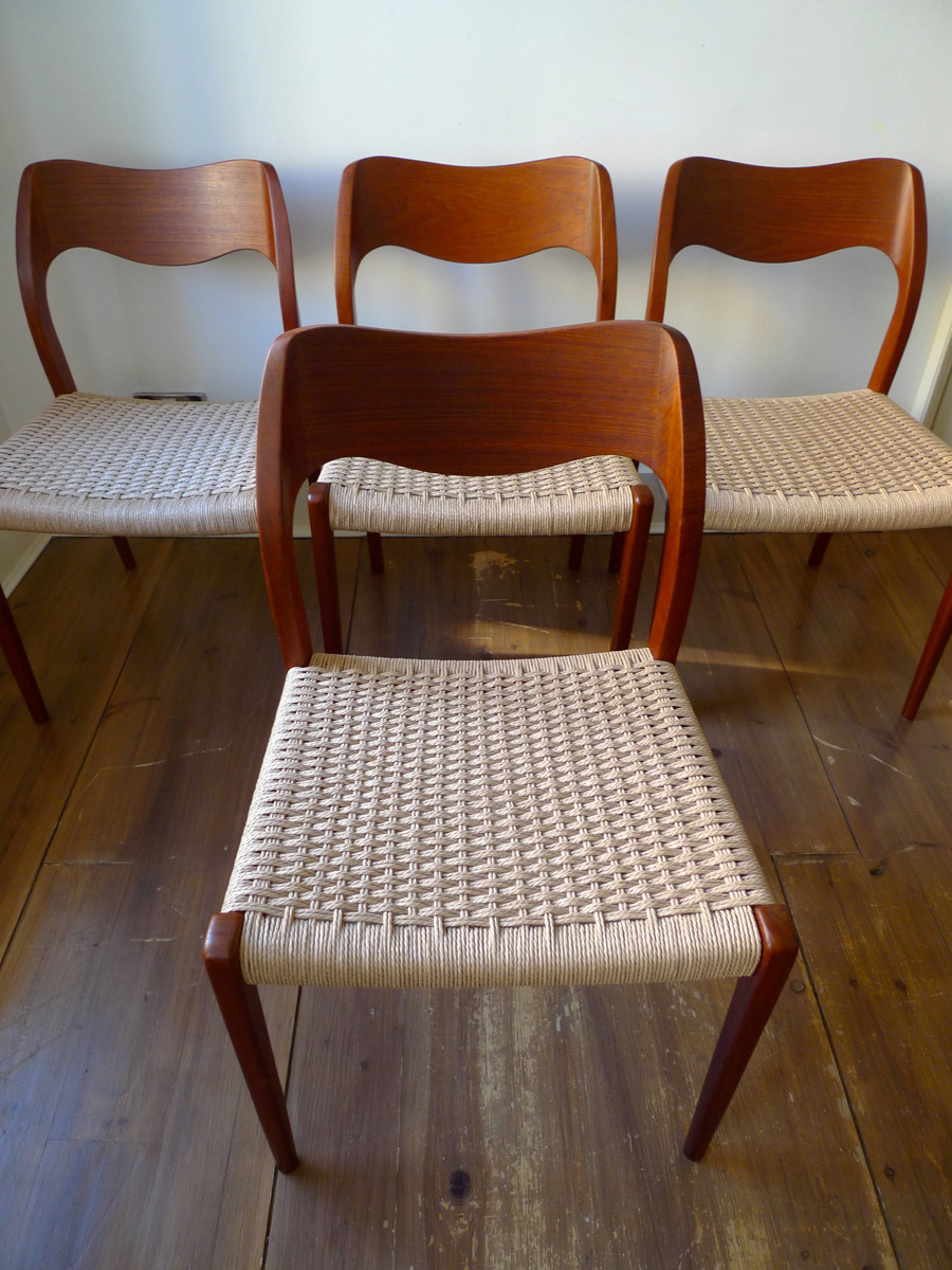J L Moller Dining Chairs