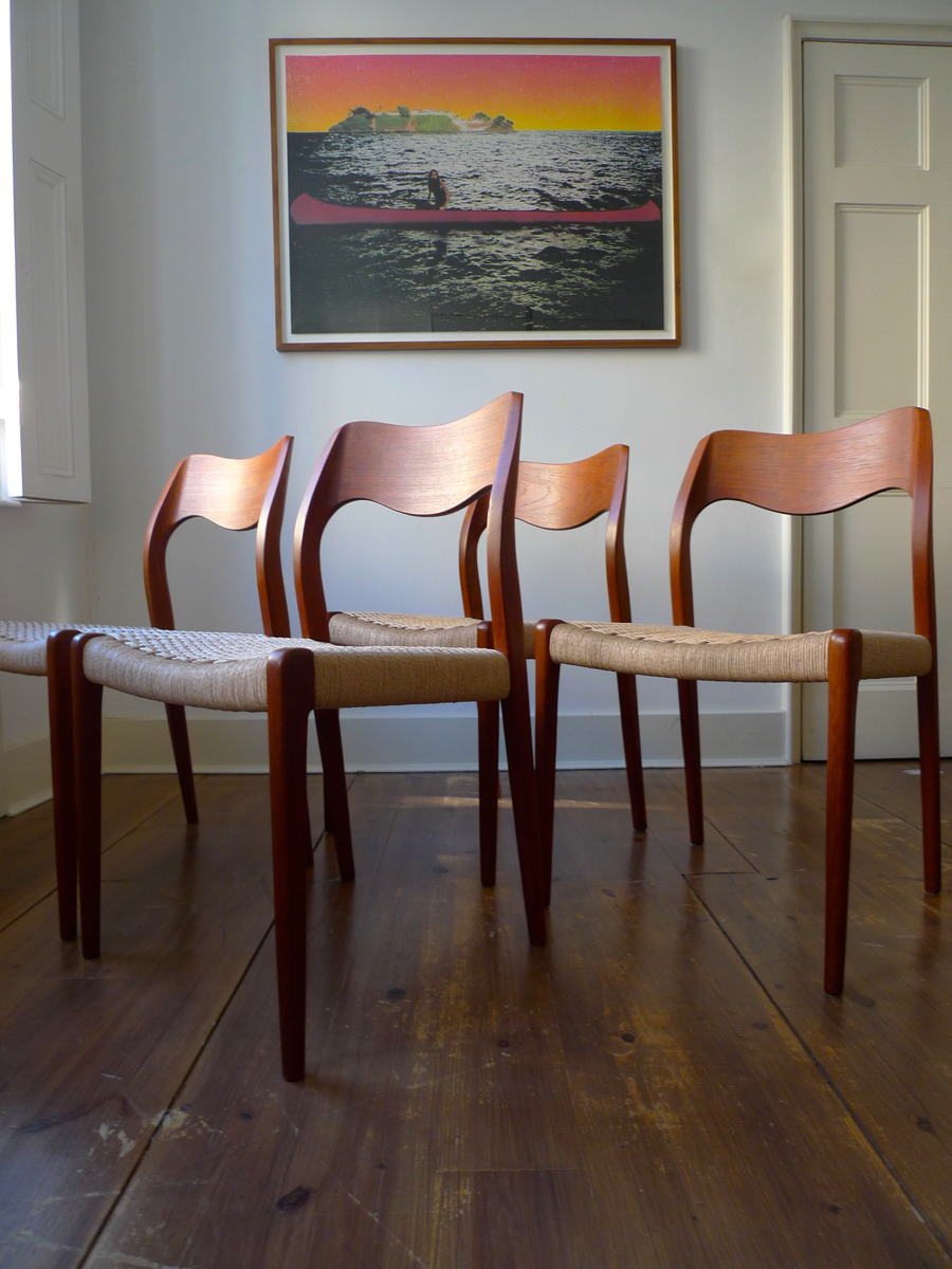J L Moller Dining Chairs