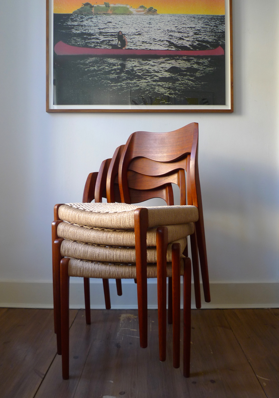 J L Moller Dining Chairs