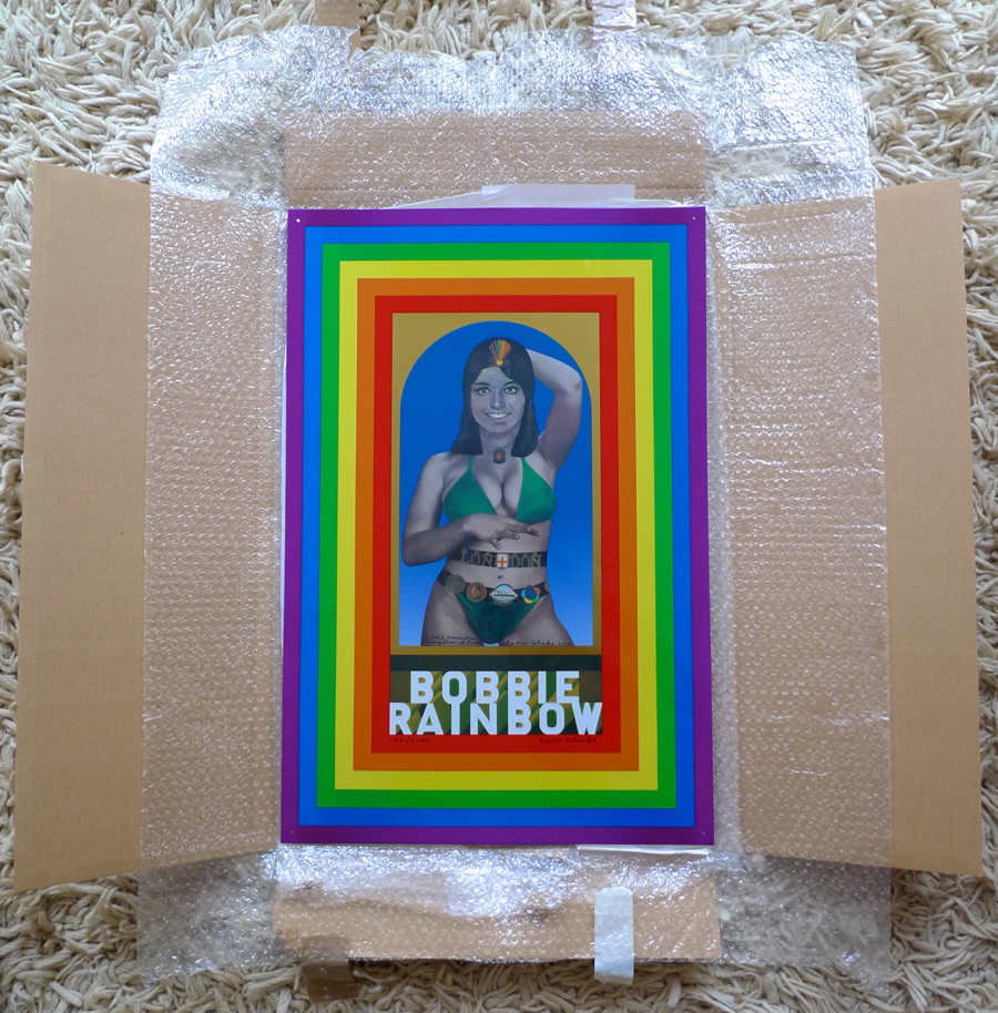 PETER BLAKE “BOBBIE RAINBOW” LIMITED EDITION PRINT, 2001 | placecalledspace