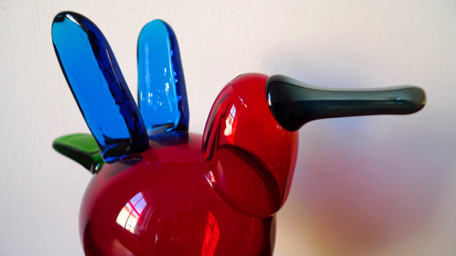 OIVA TOIKKA BIRD “CATCHER” SIGNED & NUMBERED #194 IITTALA NUUTAJÄRVI FINLAND