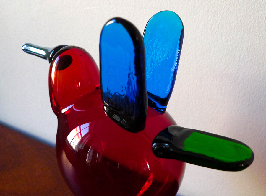 OIVA TOIKKA BIRD “CATCHER” SIGNED & NUMBERED #194 IITTALA NUUTAJÄRVI FINLAND