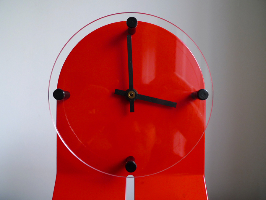 POST-MODERNIST JUNGHANS CLOCK, 1980's