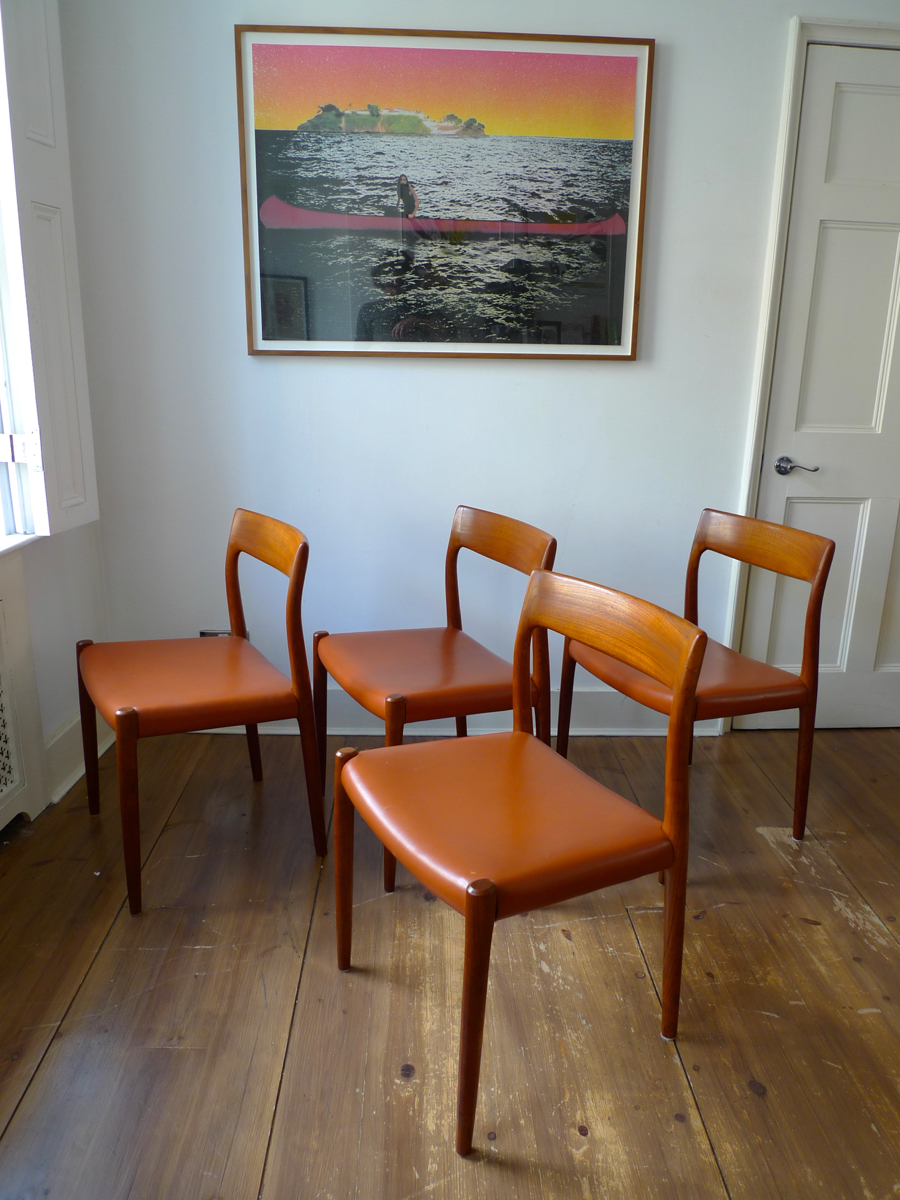 Danish, #77 Dining Chairs by Niels Otto Moller for J.L. Moller Mobelfabrik | placecalledspace.com