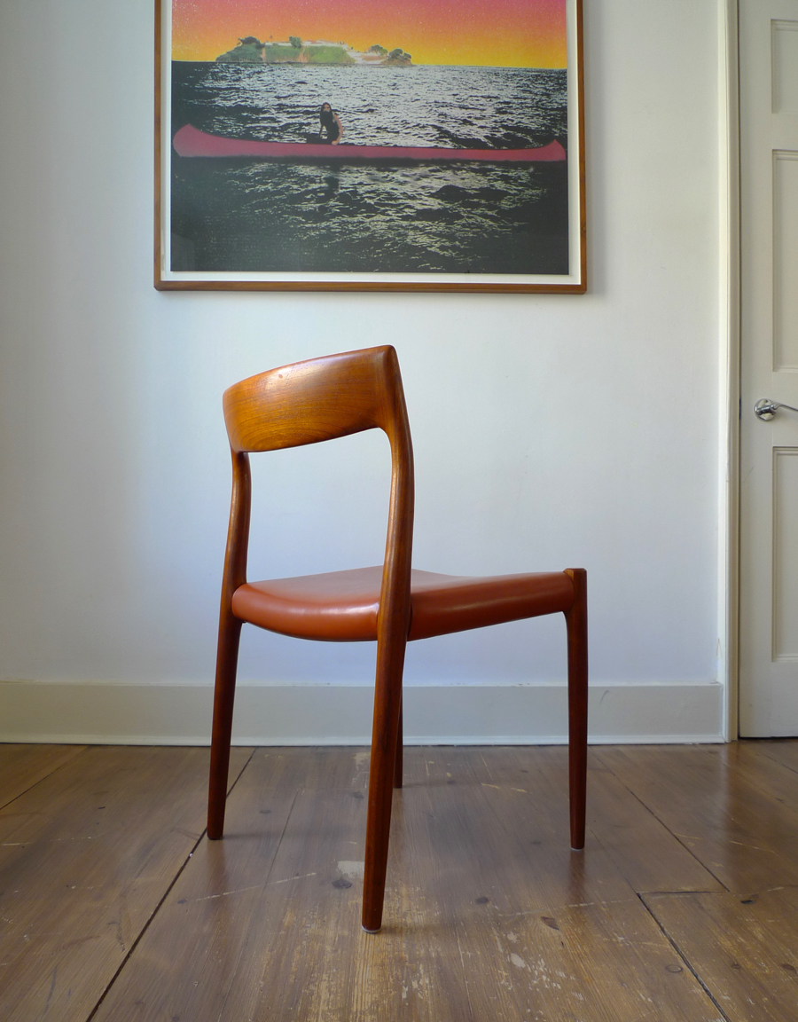 Danish, #77 Dining Chairs by Niels Otto Moller for J.L. Moller Mobelfabrik | placecalledspace.com