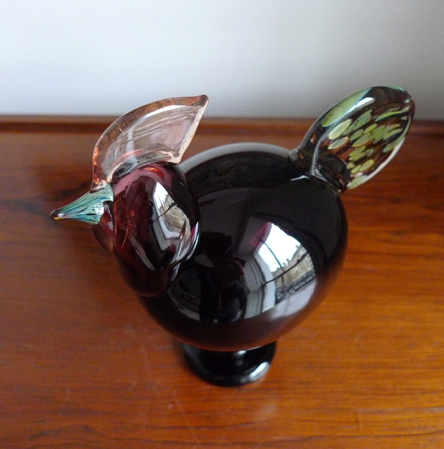 OIVA TOIKKA BIRD ROOSTER, NUUTAJÄRVI IITTALA