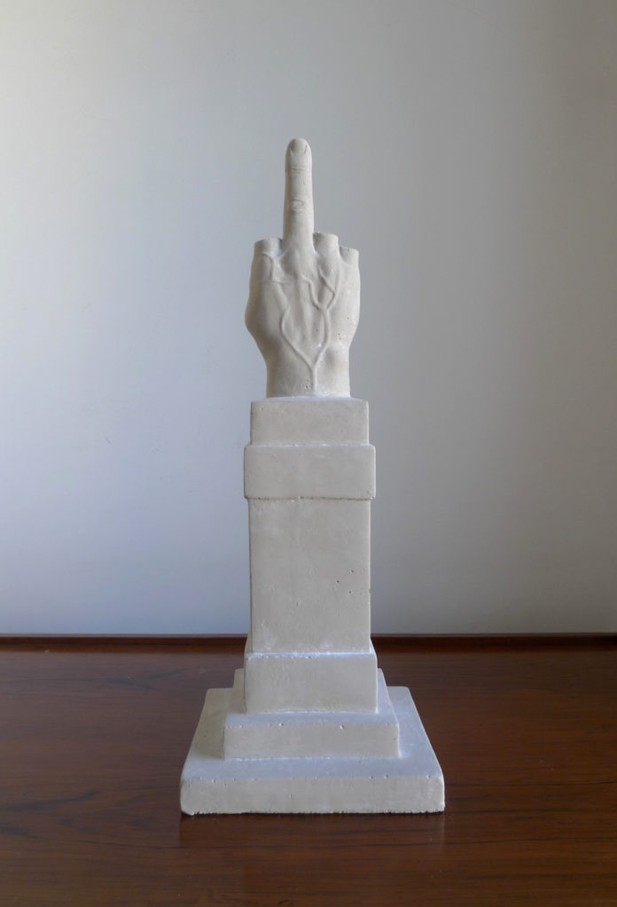 MAURIZIO CATTELAN L.O.V.E. CONCRETE SCULPTURE, Edition by Seletti 2015