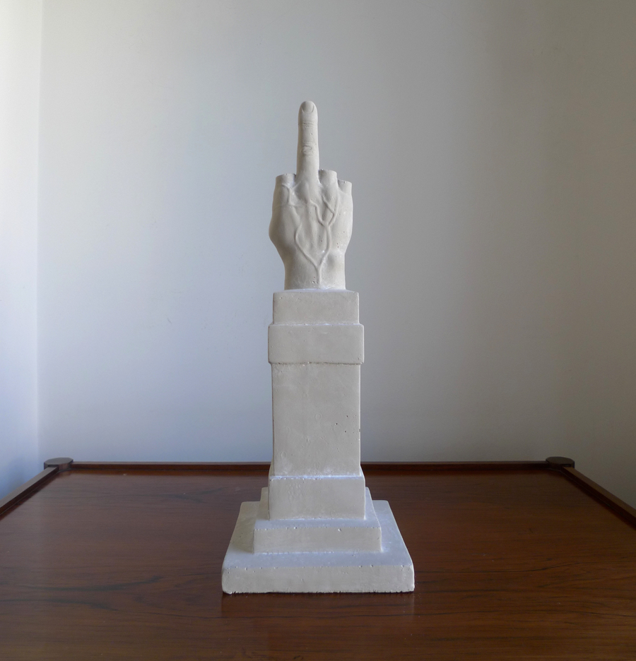 MAURIZIO CATTELAN L.O.V.E. CONCRETE SCULPTURE, Edition by Seletti 2015