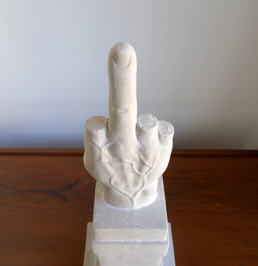 MAURIZIO CATTELAN L.O.V.E. CONCRETE SCULPTURE, Edition by Seletti 2015