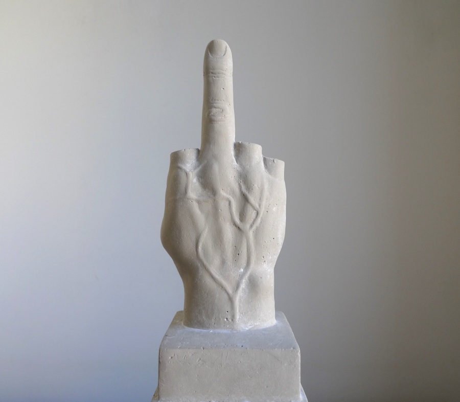 MAURIZIO CATTELAN L.O.V.E. CONCRETE SCULPTURE, Edition by Seletti 2015