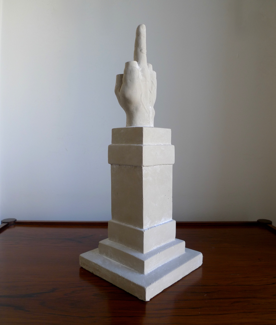 MAURIZIO CATTELAN L.O.V.E. CONCRETE SCULPTURE, Edition by Seletti 2015