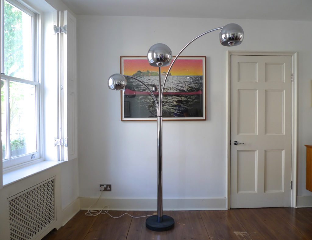 MID 20th CENTURY 3 ARM ARC FLOOR LAMP