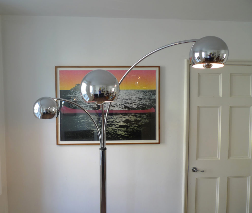 MID 20th CENTURY 3 ARM ARC FLOOR LAMP