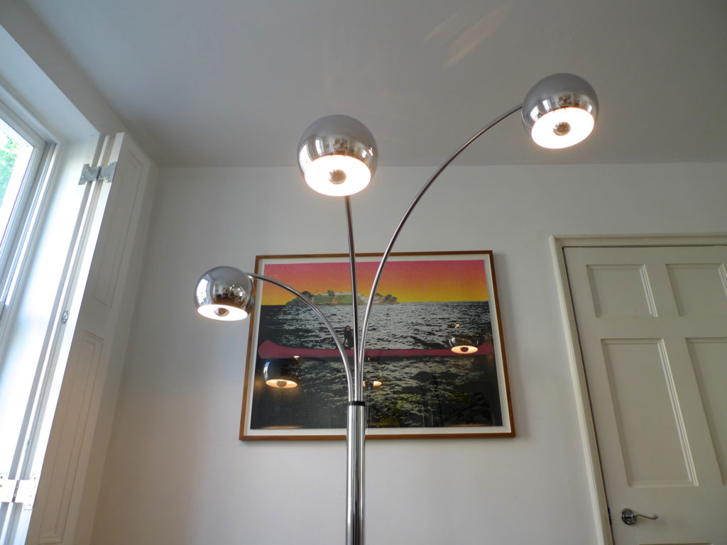 MID 20th CENTURY 3 ARM ARC FLOOR LAMP