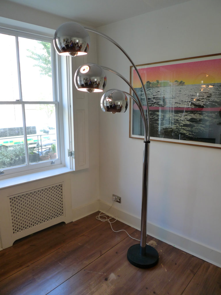 MID 20th CENTURY 3 ARM ARC FLOOR LAMP