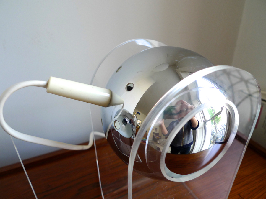 PAIR of ICONIC GINO SARFATTI MODEL 540 TABLE LAMPS, ARTELUCE, 1968