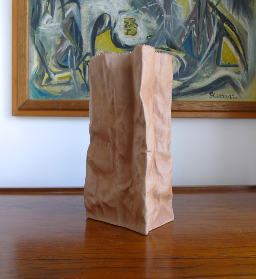 TAPIO WIRKKALA “PAPER BAG VASE” for ROSENTHAL