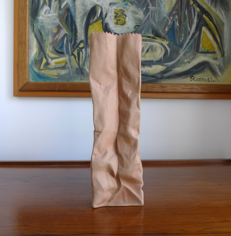 TAPIO WIRKKALA “PAPER BAG VASE” for ROSENTHAL