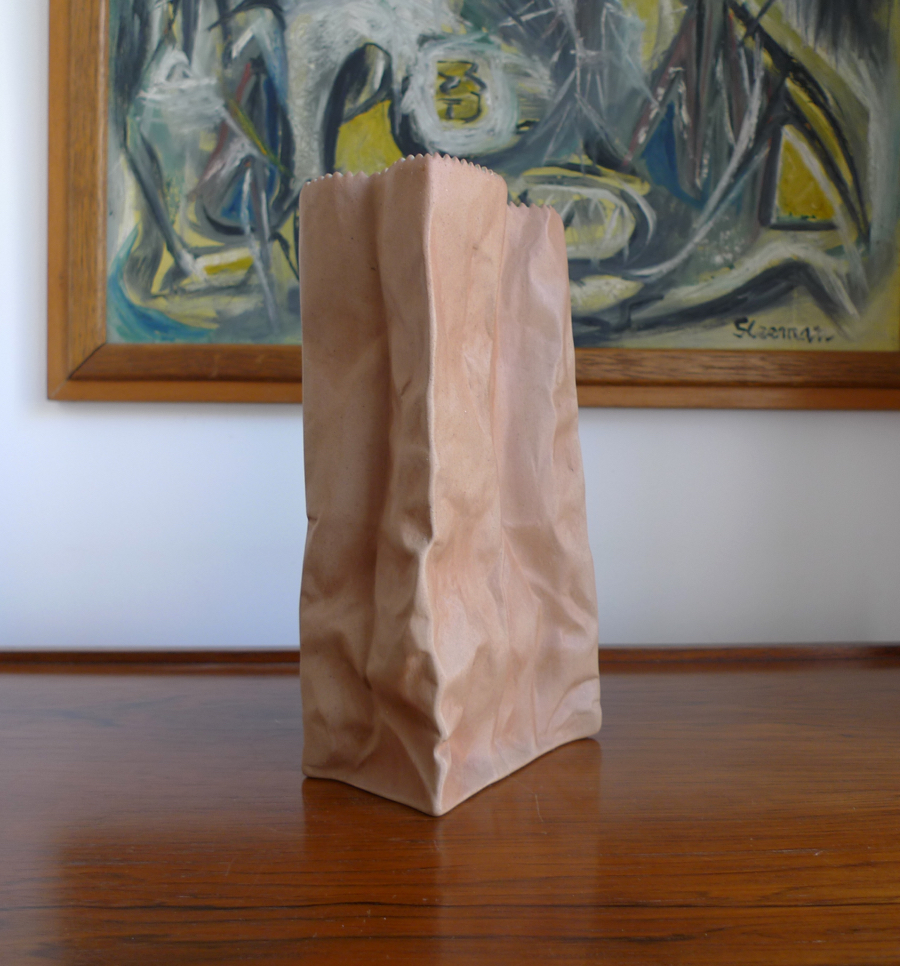 TAPIO WIRKKALA “PAPER BAG VASE” for ROSENTHAL