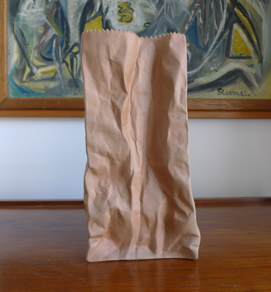 TAPIO WIRKKALA “PAPER BAG VASE” for ROSENTHAL