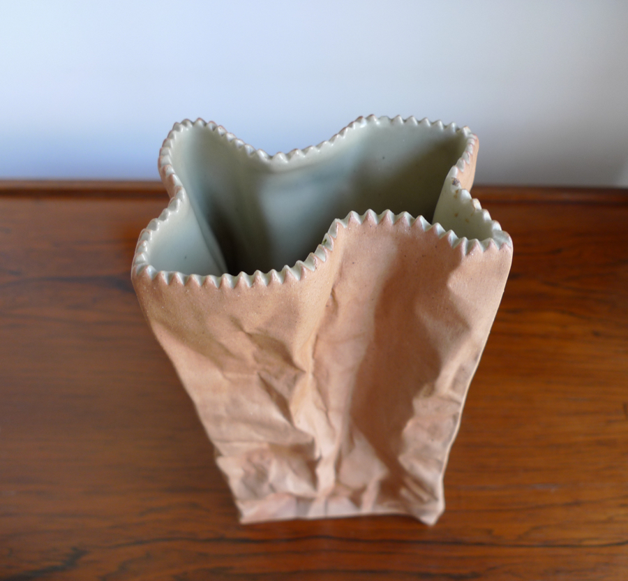 TAPIO WIRKKALA “PAPER BAG VASE” for ROSENTHAL
