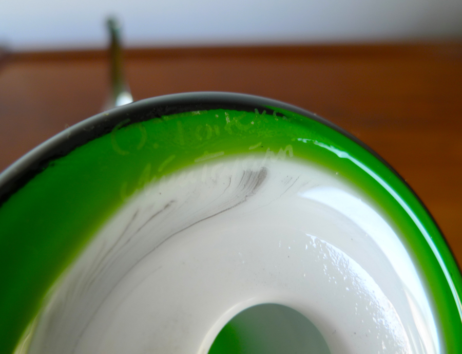 RARE OIVA TOIKKA BIRD “GREEN IBIS” SIGNED, IITTALA NUUTAJÄRVI FINLAND 1972
