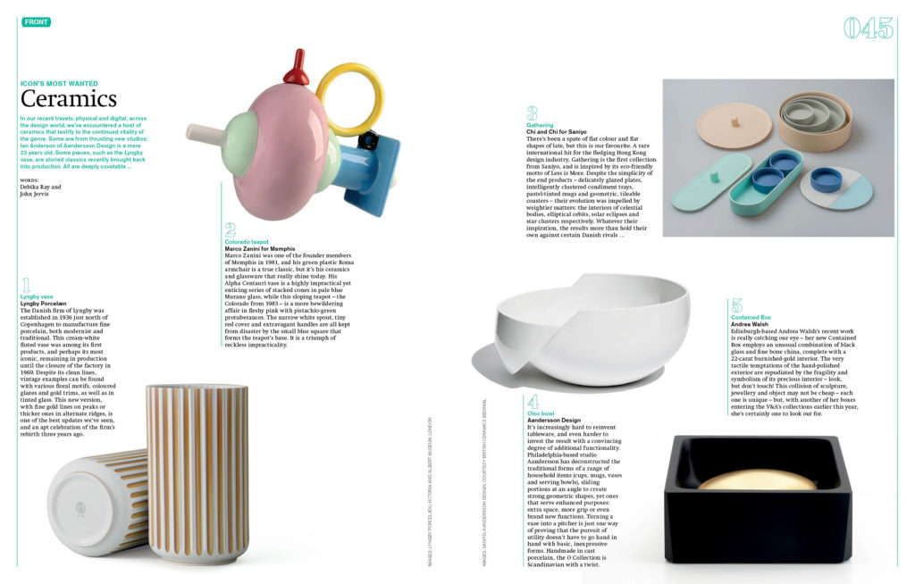 Marco Zanini Ceramic "Colorado" Teapot by Memphis Milano, 1983