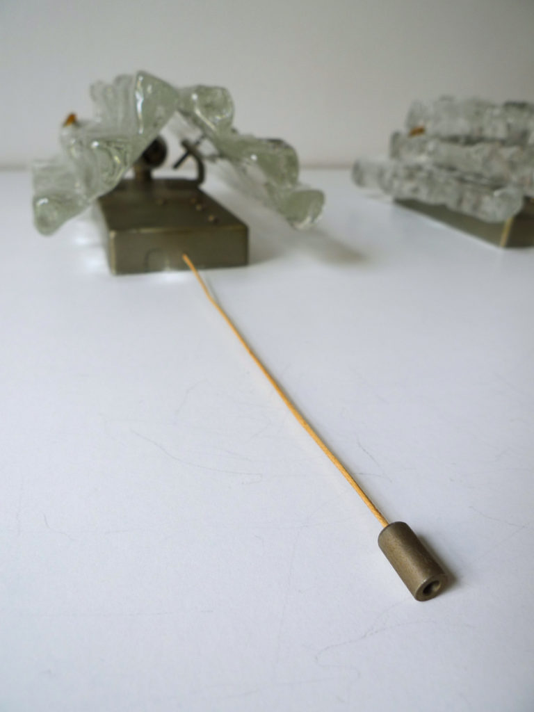 PAIR OF KALMAR ICICLE SCONCES / WALL LIGHTS, c.1960s