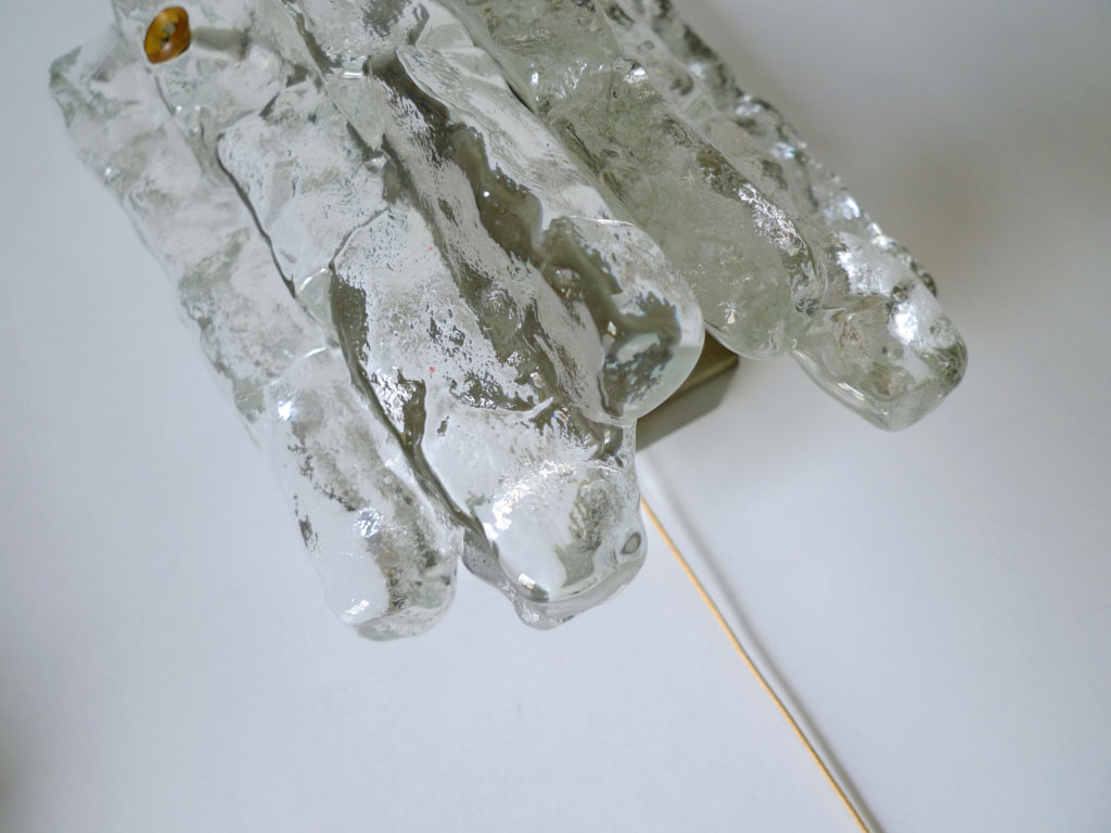 PAIR OF KALMAR ICICLE SCONCES / WALL LIGHTS, c.1960s