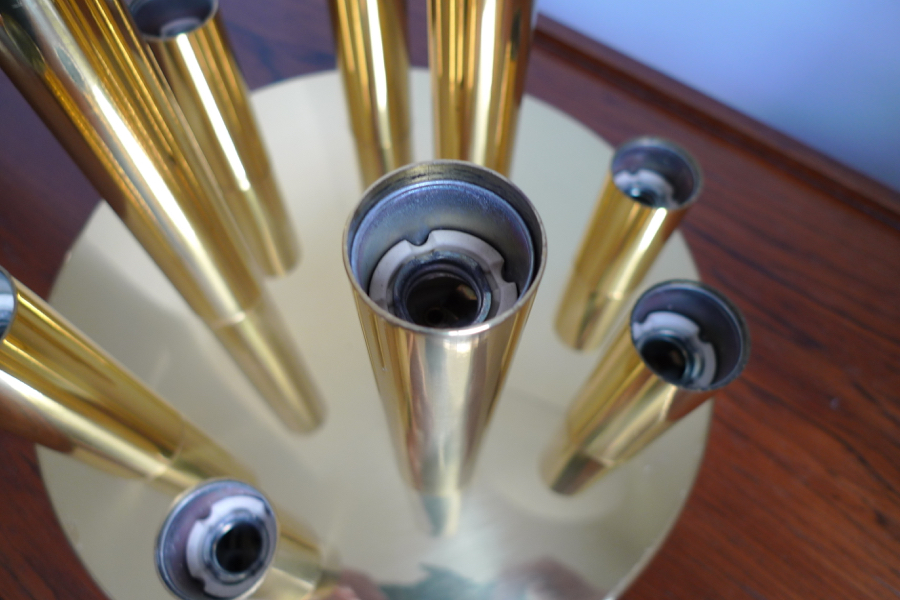 Gaetano Sciolari Brass Wall Light By S. A. Boulanger, c.1960s