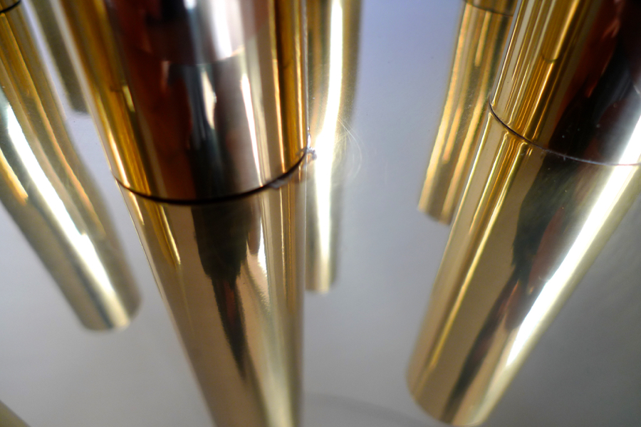 Gaetano Sciolari Brass Wall Light By S. A. Boulanger, c.1960s