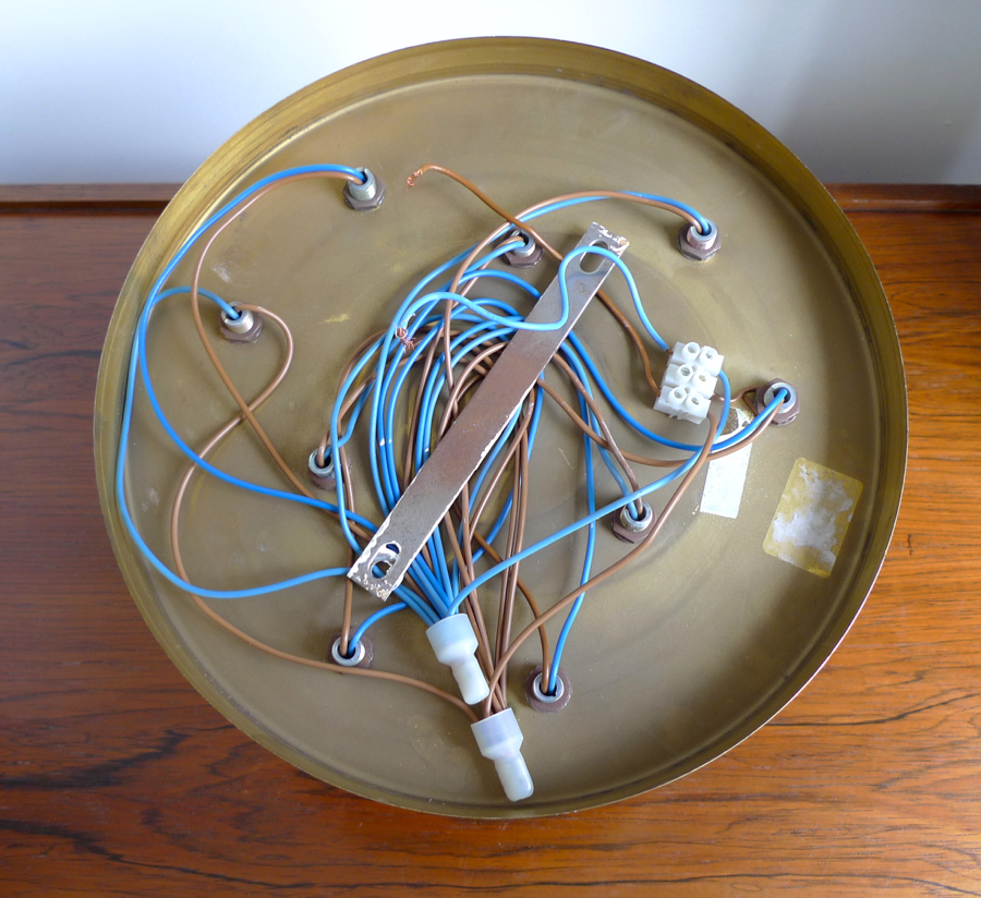 Gaetano Sciolari Brass Wall Light By S. A. Boulanger, c.1960s