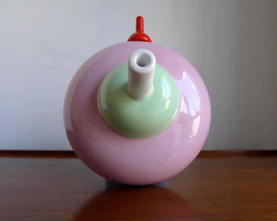 Marco Zanini Ceramic "Colorado" Teapot by Memphis Milano, 1983