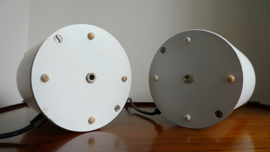 Rare Pair of Romolo Lanciani “Tender” Table Lamps for Tronconi, c. 1980s