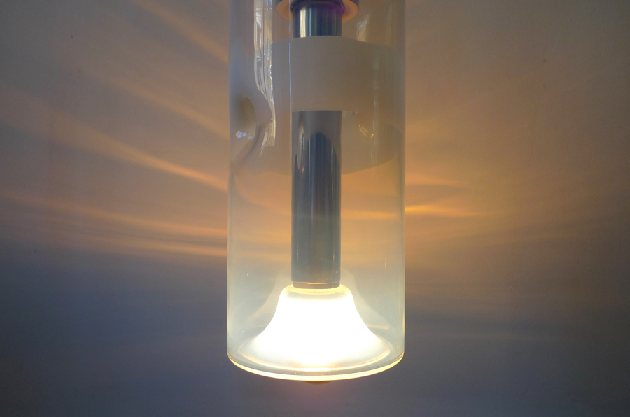 Giusto Toso Murano Art Glass Pendant for Leucos Italy, c.1960s