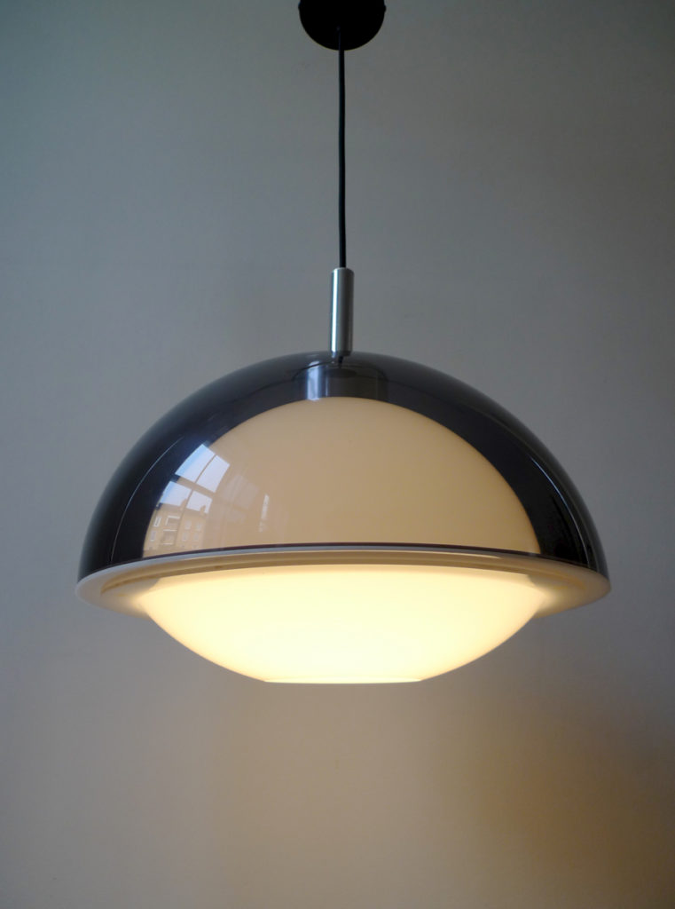 Robert Welch Mushroom Pendant Light for Lumitron, 1966