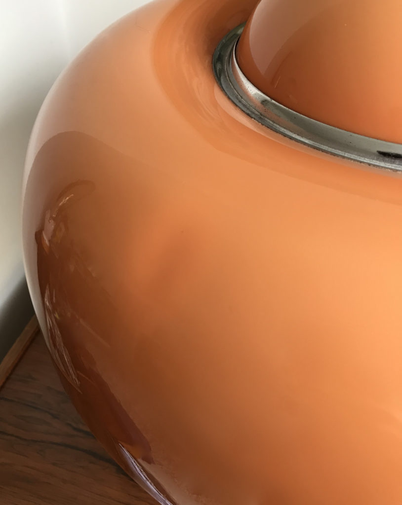 Harvey Guzzini 'BRUMBURY' Lamp by Luigi Massoni, 1969