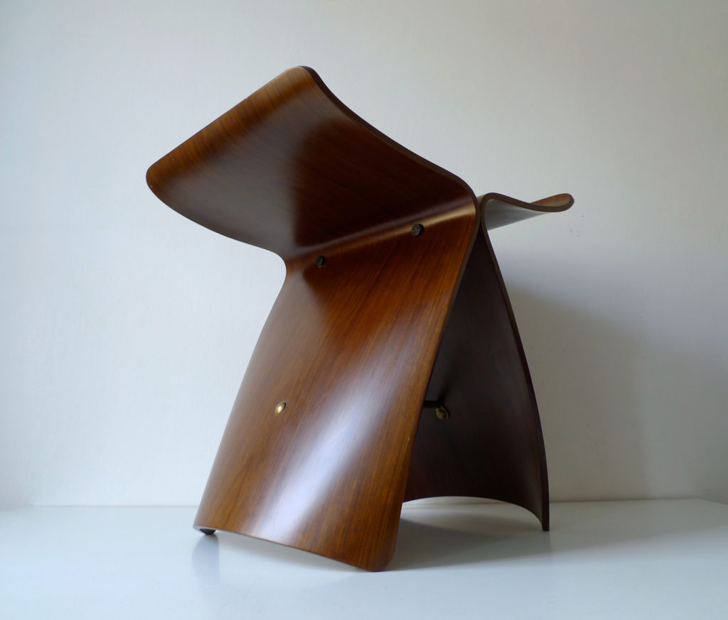 Original Sori Yanagi “Butterfly Stool” by Tendo Mokko Co Ltd, Japan, 1956