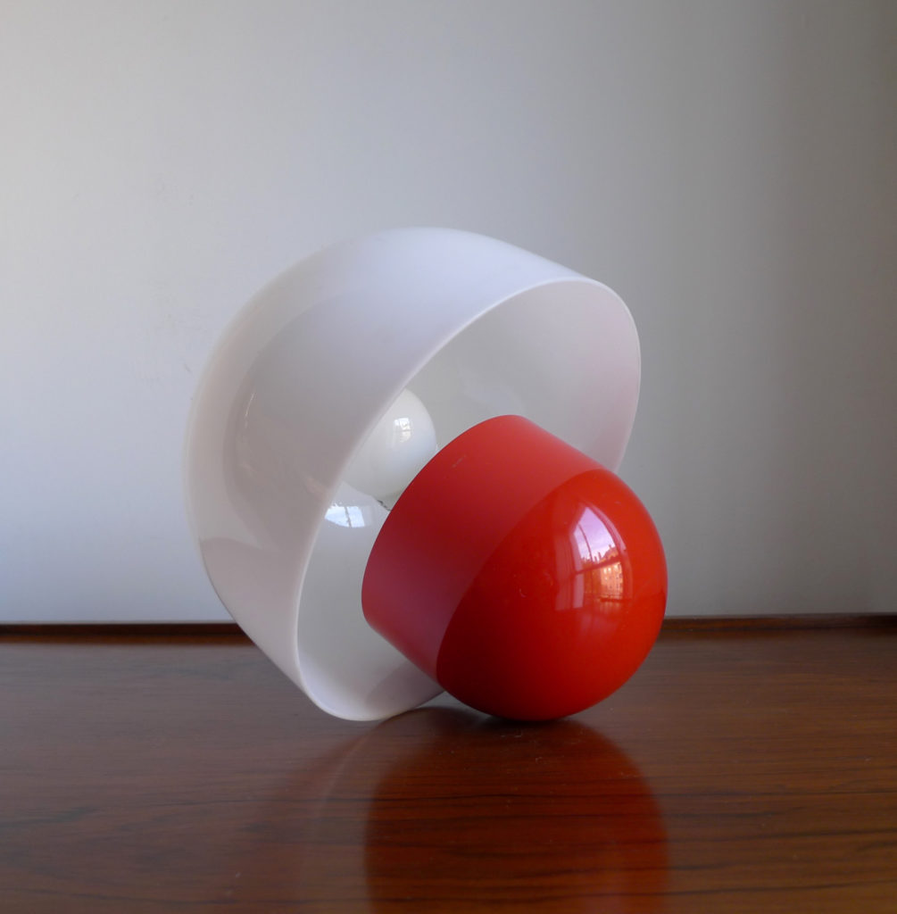 Space Age Italian Mushroom Table Lamp by Piuluce, c.1970s
