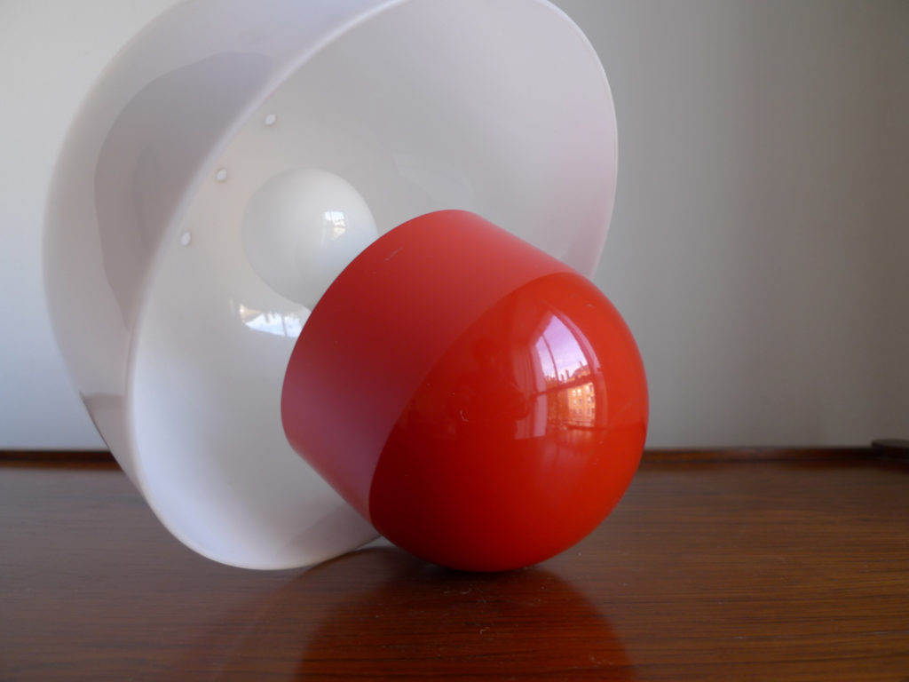 Space Age Italian Mushroom Table Lamp by Piuluce, c.1970s