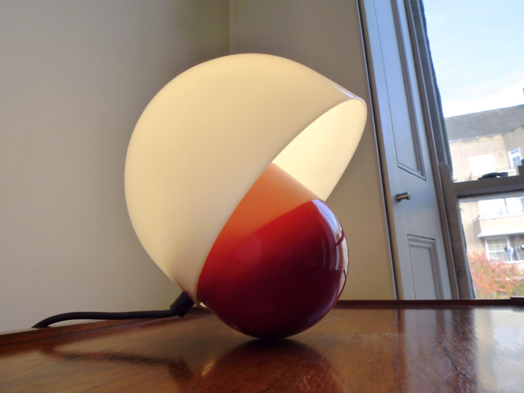 Space Age Italian Mushroom Table Lamp by Piuluce, c.1970s